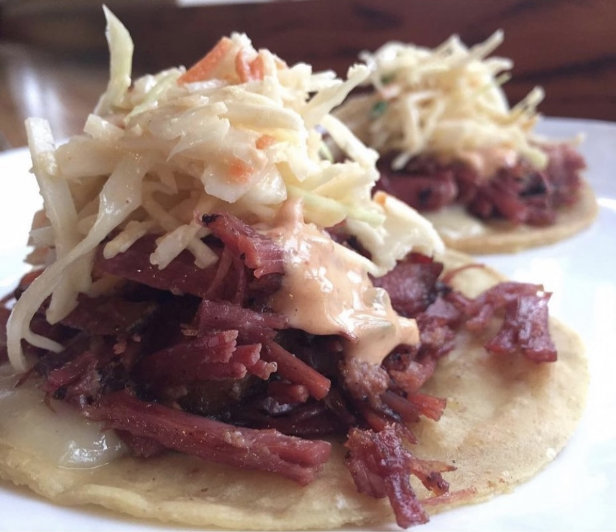 Our Pastrami Tacos